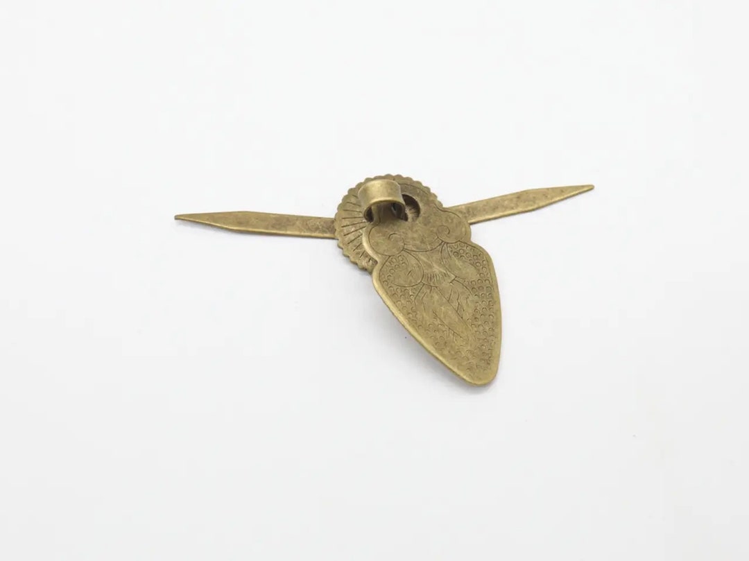 Decorative Metal Handle Pull Handles Vintage Handles Metal Etsy