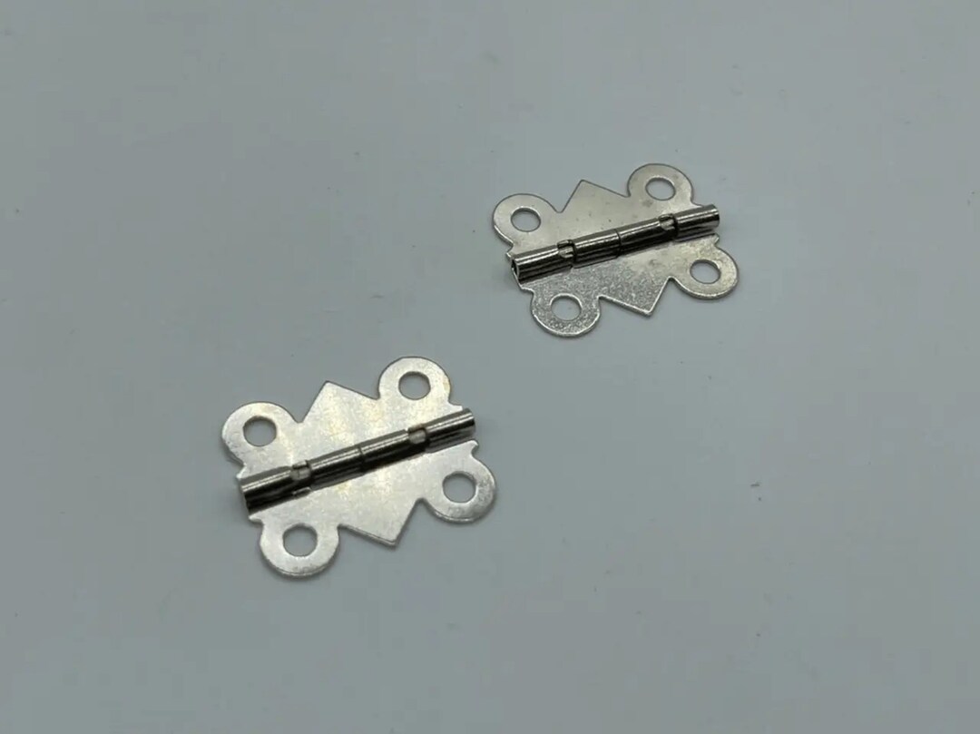 Decorative Hinges for Small Boxes, Hardware for Jewelry Boxes, Old
