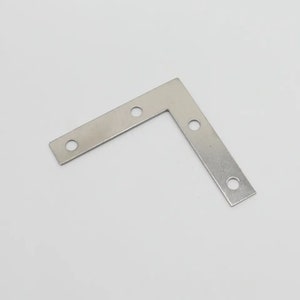 Silver corner, Metal Corner, Photo Corners, Picture corner, Corner Protector, Frame corner, Small  Angle Brackets 51х9 mm