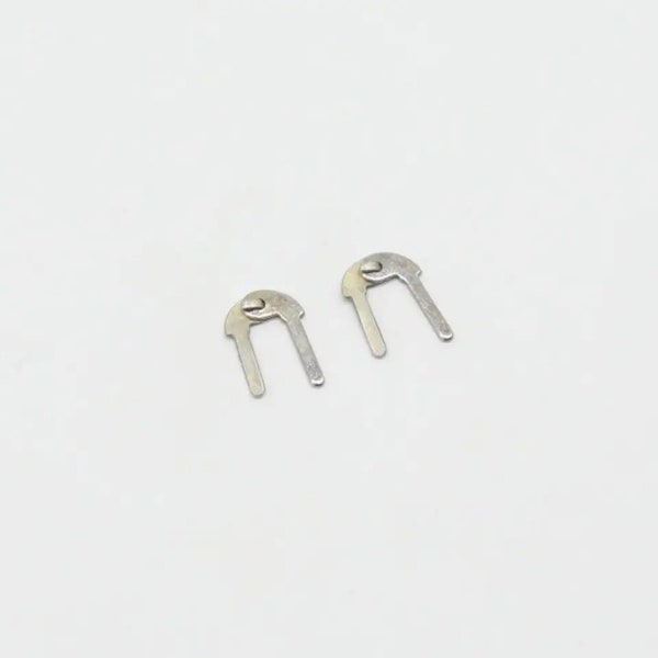 Loop bracket, Box hinge, Jewelry Box Hinge, Mini Metal Hinge, Silver hinge,  Decorative hinges, Decoupage hinge, Shaped loop 12х12mm.
