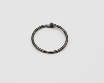 10 pcs Metal Split Key Rings, Round Keychain Rings for Bag Charms, Key Holders and DIY Craft Supplies 35mm
