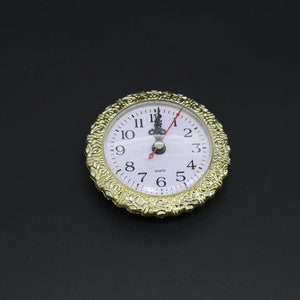 Clock mechanisms, Round Clock mechanisms, Vintage Clock mechanisms, Clock Movement 9.5 mm