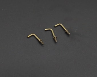 1pc Hooks for keys, Key Holder for Wall , Metal Hooks, Key Rack, Hook For Key, Wall Hooks, Hook, Bronze hook for key 17x7 mm