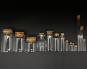 Glass bottles in bulk, small glass bottle wholesale, small craft vial container, cheap small glass containers, small glass bottles with caps