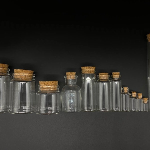 Economical Mini Glass Bottles in Bulk: Craft Jars, Vials, and Decorative Containers - Wholesale Bottle, Glass vial, Empty Glass Bottles