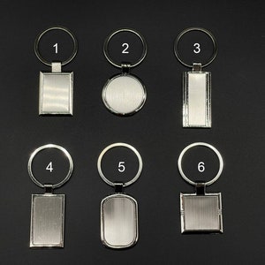 Keychains Set, Metal Blanks oval for a keychain, Metal Keychain for logo, Blank keychain, Keychain blanks, Metal Keychains, Key holder