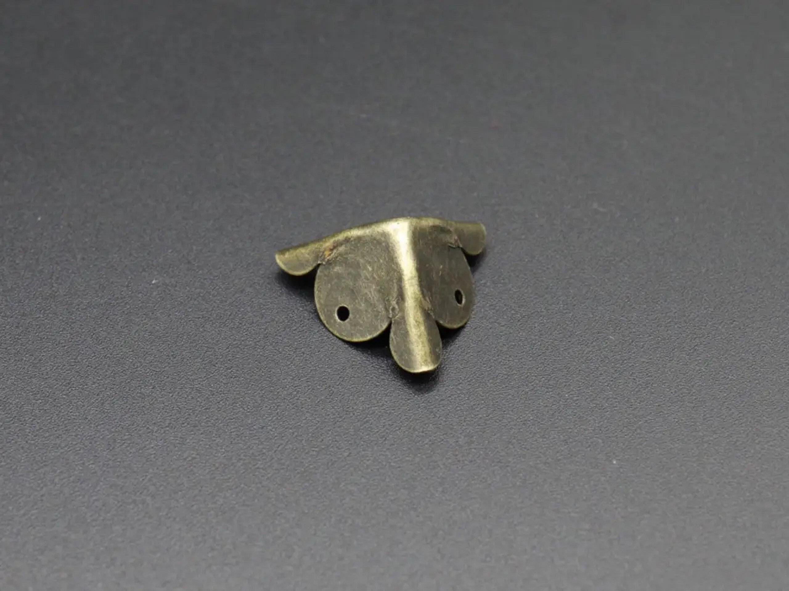 Protezioni Angolari In Metallo Vintage - Set Da 6, Per Battiscopa, Bronzo, 18 Pezzi Totali - Foto 2