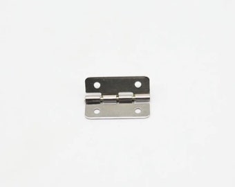 90-degree hinge, Set of 5 Folding Hinges, Jewelry Box Hinge, Box hinges, Silver hinges, Jewelry box hinges decorative, 30х12mm.