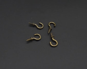 1pc Bronze hook for key 22x10 mm, Hooks for keys, Key Holder for Wall , Metal Hooks, Key Rack, Hook For Key, Wall Hooks, Hook