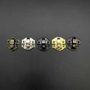 Kleine Box Hardware, Schmuck-Box Riegel, Metall Schnallenschlösser, Möbel Schnalle Vintage Verschluss, DIY Riegel für Box, Geschenk-Box Riegel, 27х29mm