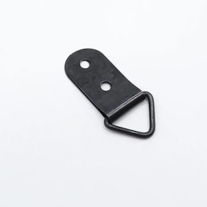 Black Loop for frames, Suspension loop, Hanger picture, Hook for frame, Picture Frame Hook, Frame hook, Hanger, Picture hanger, 41x16 mm