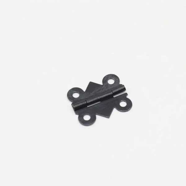 Butterfly hinge, Craft hinges, Jewelry Box Hinge, Mini Metal Hinge, Black hinge, Jewelry box hinges , Decorative hinges 25х20mm.