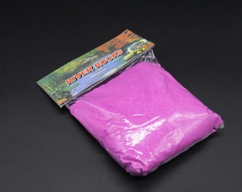 Pink decorative coloured sand 0.5 kg for vase or terrarium, christmas decor, christmas gift, colored sand for crafts, ceremony sand