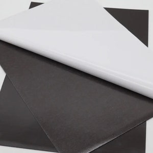 Self Adhesive Magnetic Sheets, All Sizes & Pack Quantity for Photos &  Crafts, By Flexible Magnets- 8.5x11 20 mil - 2 pack