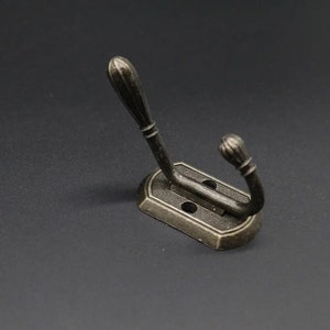 Vintage Brass Wall Hook, The furniture hanger, Hook, Wall hook, Bronze hook 30x75 mm