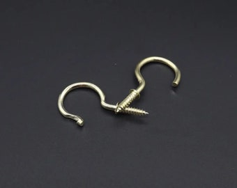 1pc Gold hook for key 46x24 mm, Hooks for keys, Key Holder for Wall , Metal Hooks, Key Rack, Hook For Key, Wall Hooks, Hook