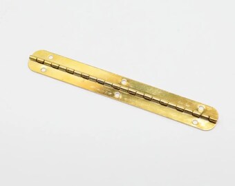 Set of 5 Box hinge, Jewelry Box Hinge, Mini Metal Hinge, Gold Decorative hinges, Decoupage hinge, Butterfly Hinges, Hinges Piano, 115х15mm.