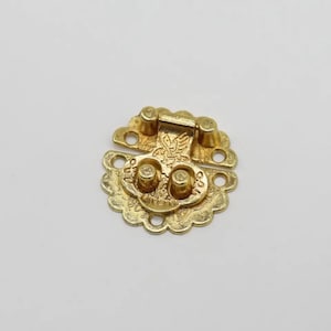Runder Metallriegel für Holzkiste, kleiner goldener Riegel zur Herstellung von Schmuckschatulle, dekorativer Schmuckschatulle, Satz von 5,10,20 Riegeln, 30х30mm