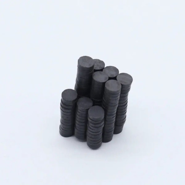 1 pc Blancs magnétiques, Aimant en ferrite pour souvenir, Aimants en ferrite, Aimants puissants 8х2 mm