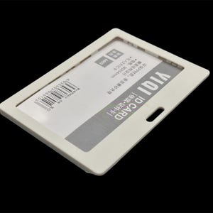 Przezroczysty identyfikator 10х7,5 cm, uchwyty na karty, plastikowy identyfikator, identyfikator biurowy, identyfikator roboczy, ochraniacze na zdjęcia i karty, uchwyty na identyfikatory poziome