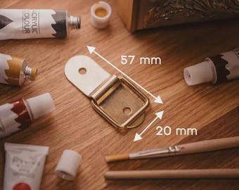Hanger picture Set of 5, Hook for frame, Picture Frame Hook, Frame hook, Hangers, Picture hanger 48x22 mm