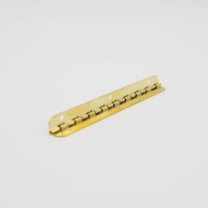 Charnières Piano, charnière boîte, charnière boîte à bijoux, mini charnière en métal, charnière dorée, charnières décoratives, charnière de découpage, charnières anciennes, 100х9 mm.