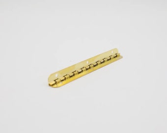 10er Set Klavierscharniere, Schmuckschatulle, antike Scharniere, Mini-Metallscharnier, antike Scharniere, 100х9mm.