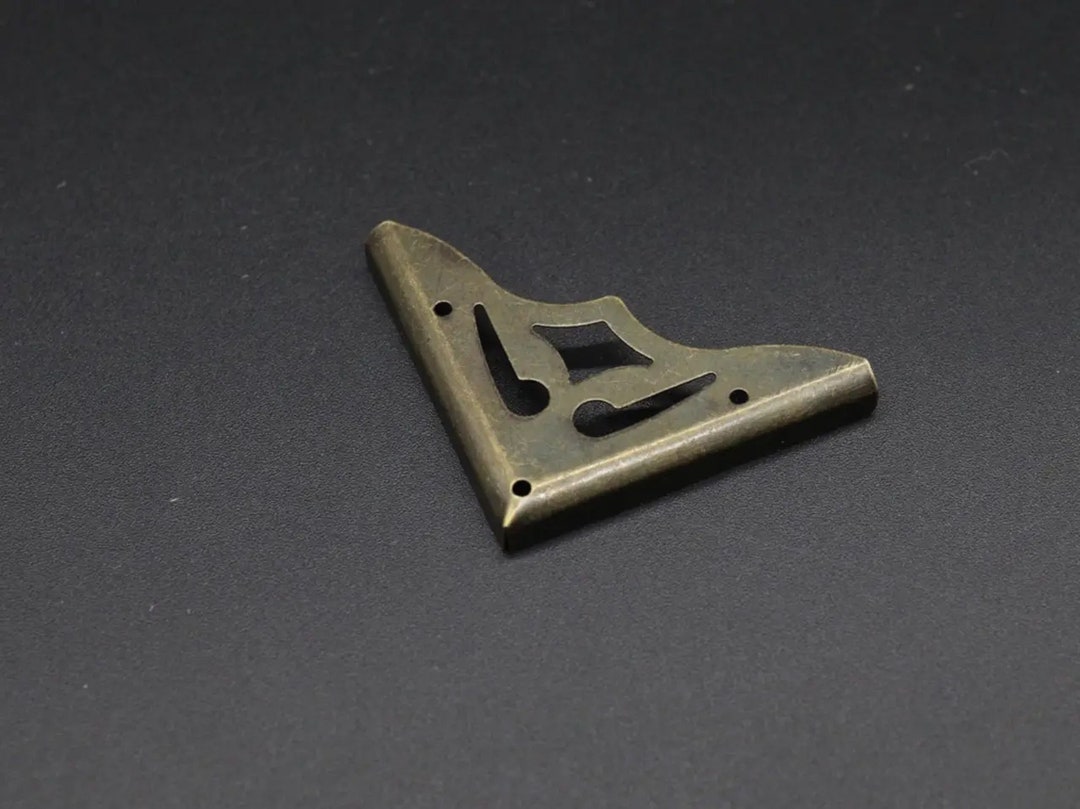 Set of 5 Overhead Metal Corners 35x5mm, Decorative Corner, Bronze ...