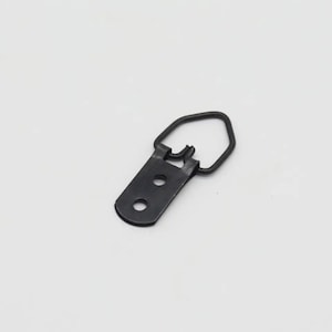 Black Loop for frames, Suspension loop, Hanger picture, Hook for frame, Picture Frame Hook, Frame hook, Hanger, Picture hanger, 35x10 mm