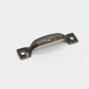 52x10 mm  Decupage handle, Set of 5 Antique handles, Handle, Furniture handles, Drawer handle, Knobs Kitchen Drawer, Pull handles