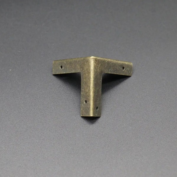 Set of 25 Corner protector, Jewelry box corner, Corner brackets, Decorative elements, Book corners, Metal decor, Dust corners, Corner clamp