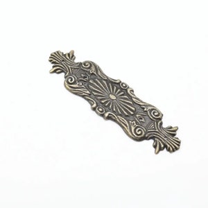 Vintage Metal decor element, Decorative elements, Furniture decor, Furniture decor elements, Decor for home 80x21 mm