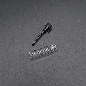 1.2 ml Perfume sampler, Clear Empty Round Glass Perfume Bottle, Perfume bottles,  35х9 mm