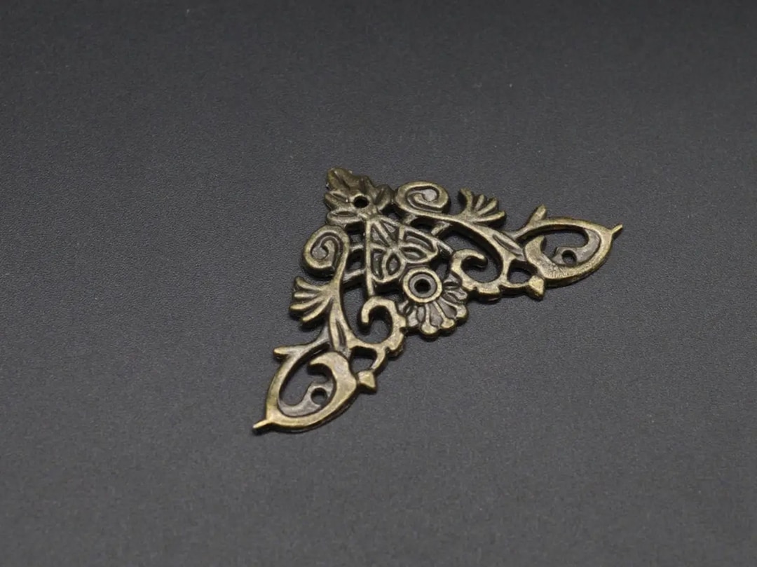 Set of 5 Metal Corners, Corner Thin Overhead 46x46 Mm, Decorative ...