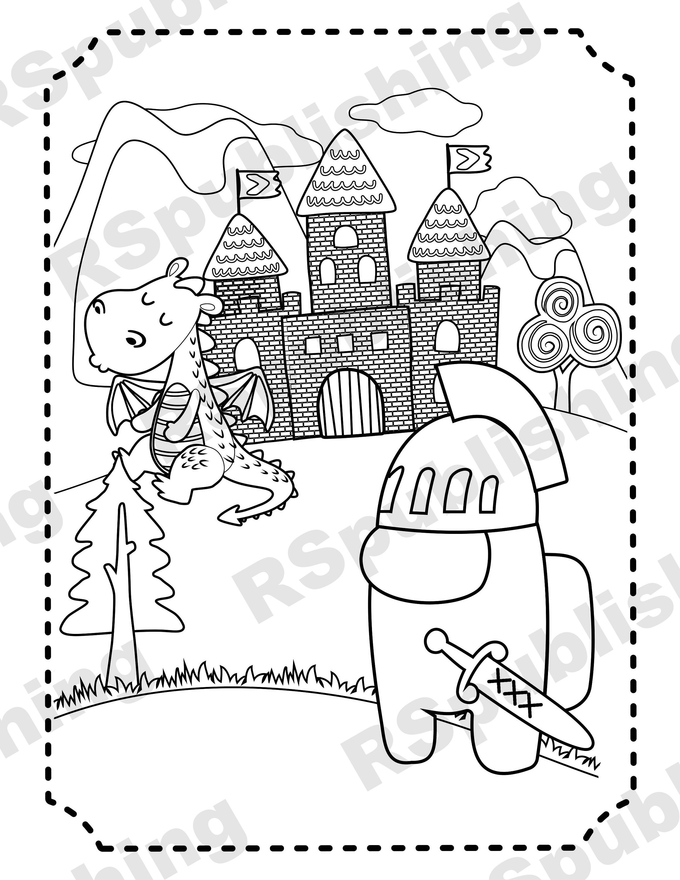 Download Among US game Coloring Page 85 x 11 Print ready | Etsy