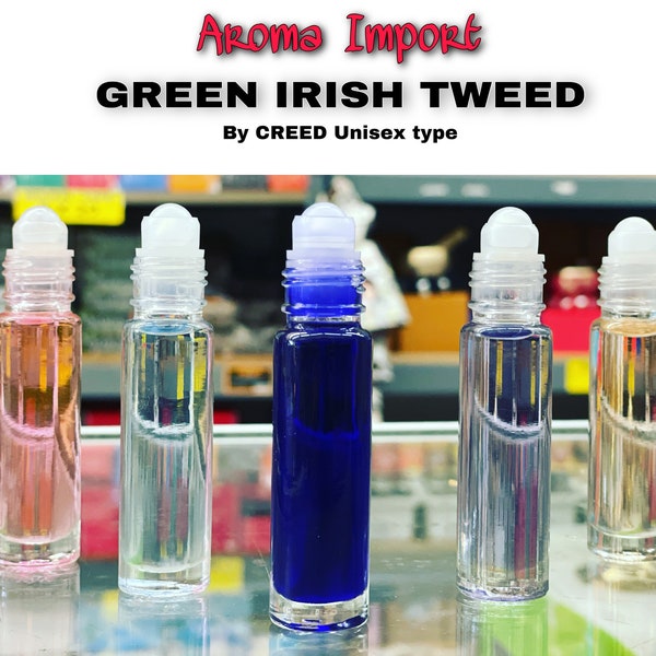 GREEN IRISH TWEED By creed unisex type fragrance oil, Long Lasting, High Quality, uncut,100 % alcohol free.