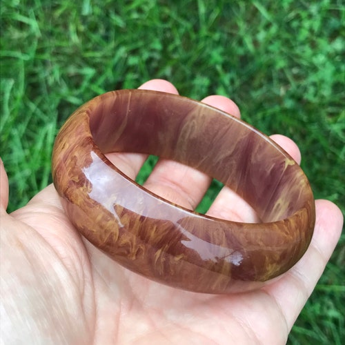 Purple retailer Stardust Bakelite Bangle Bracelet