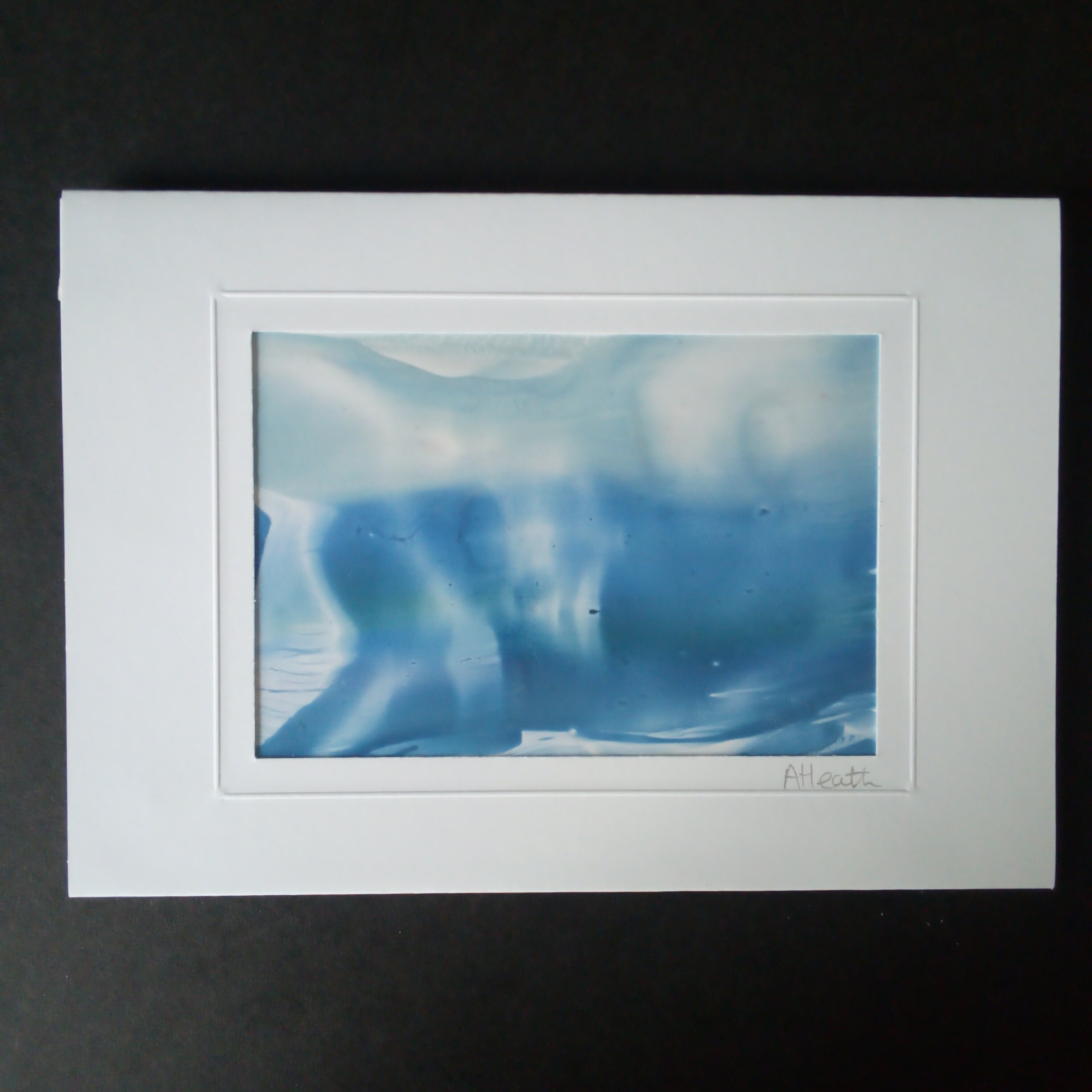 Encaustic Art Card Etsy