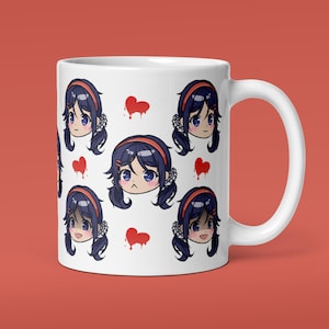 Chibi Mita Mug, Kawaii MiSide Gift, Chibi Yandere Videogame Waifu, Crazy Mita Horror Dating Simulator, Indie Game Classic Mug 11oz 15oz