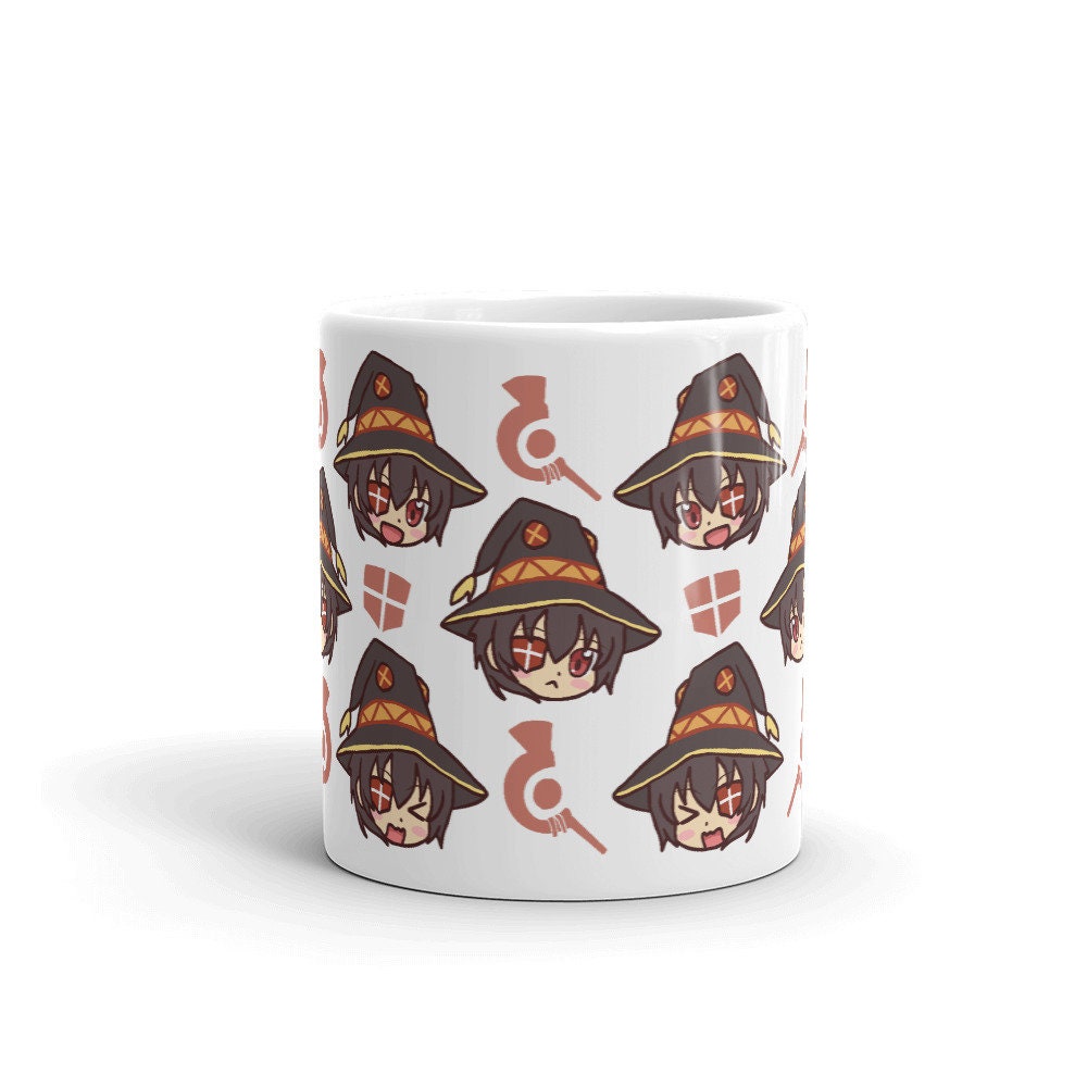 Explosion Mug Kawaii Chibi Megumin Konosuba Mug, Explosion Lover, Subarashii Anime ...