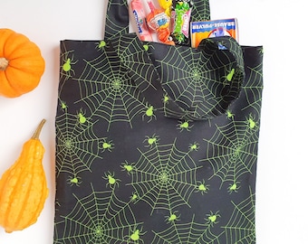 Halloween Trick or Treat Bag PDF Sewing Instructions | DIY Halloween Bag to Sew | Easy Trick or Treat Tote Bag Sewing Project | Candy Bag