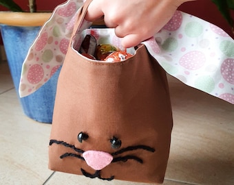 Easter Bunny Basket PDF Sewing Pattern | eBook Easter Eggs Basket Pattern to Sew | Printable Easter Bag Sewing Instructions |