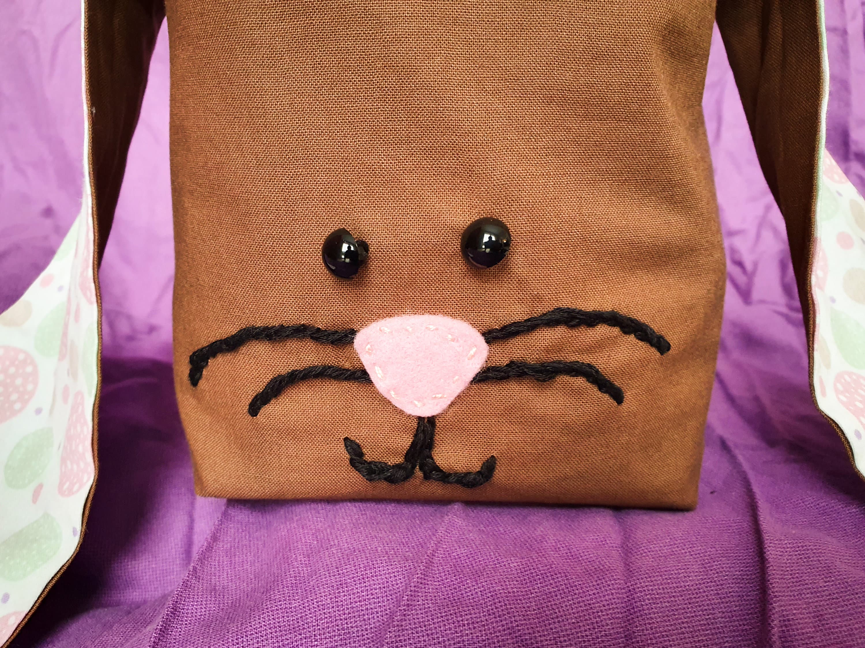 Easter Bunny Basket PDF Sewing Pattern Ebook Easter Eggs - Etsy