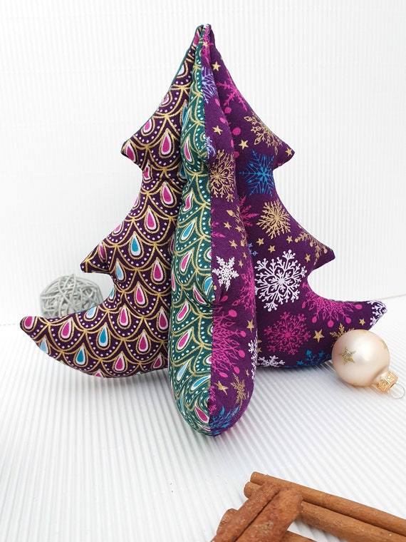 Fabric Snowman Christmas Tree Ornament Sewing Pattern & VIDEO