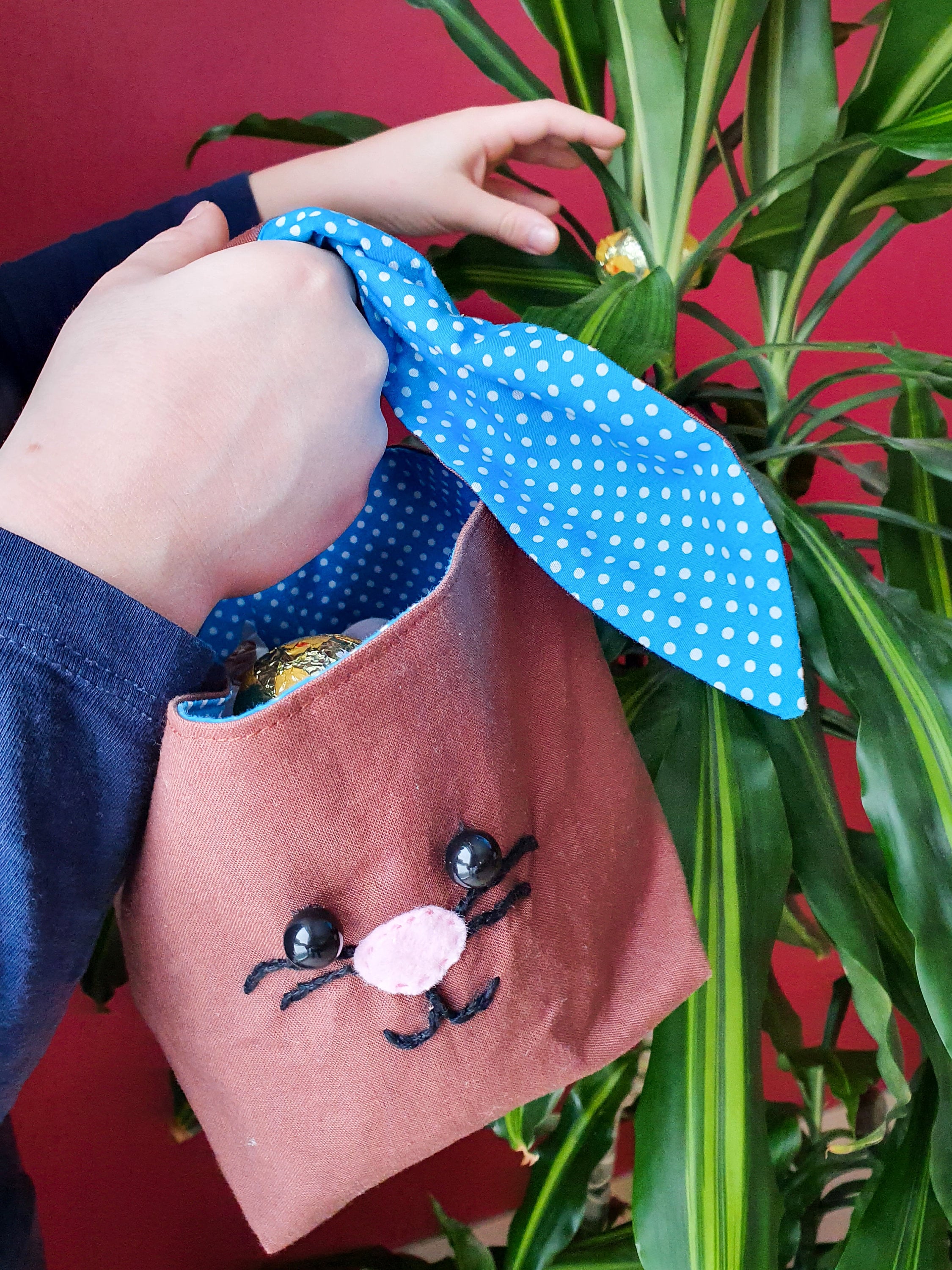 Easter Bunny Basket PDF Sewing Pattern | Ebook Easter Eggs Basket ...