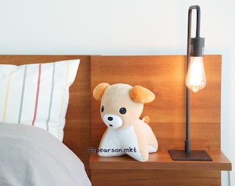 Animal Crossing puppyknuffel | Handgemaakte knuffelhond