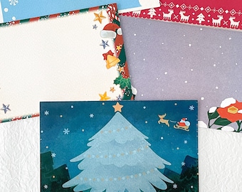 Ansichtkaarten van Animal Crossing New Horizons - kerstcollectie, ACNH Graphic Digital Prints