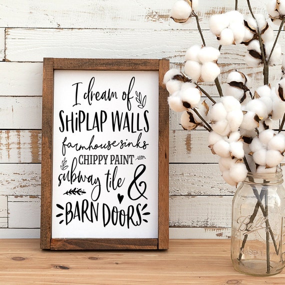 Funny Farmhouse Wood Sign, Shiplap Lover Home Decor, Barn Door