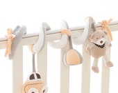 Activity Spiral Baby Sensory Toy Ideal for Cots, Pushchairs and Car Seats Safari Theme