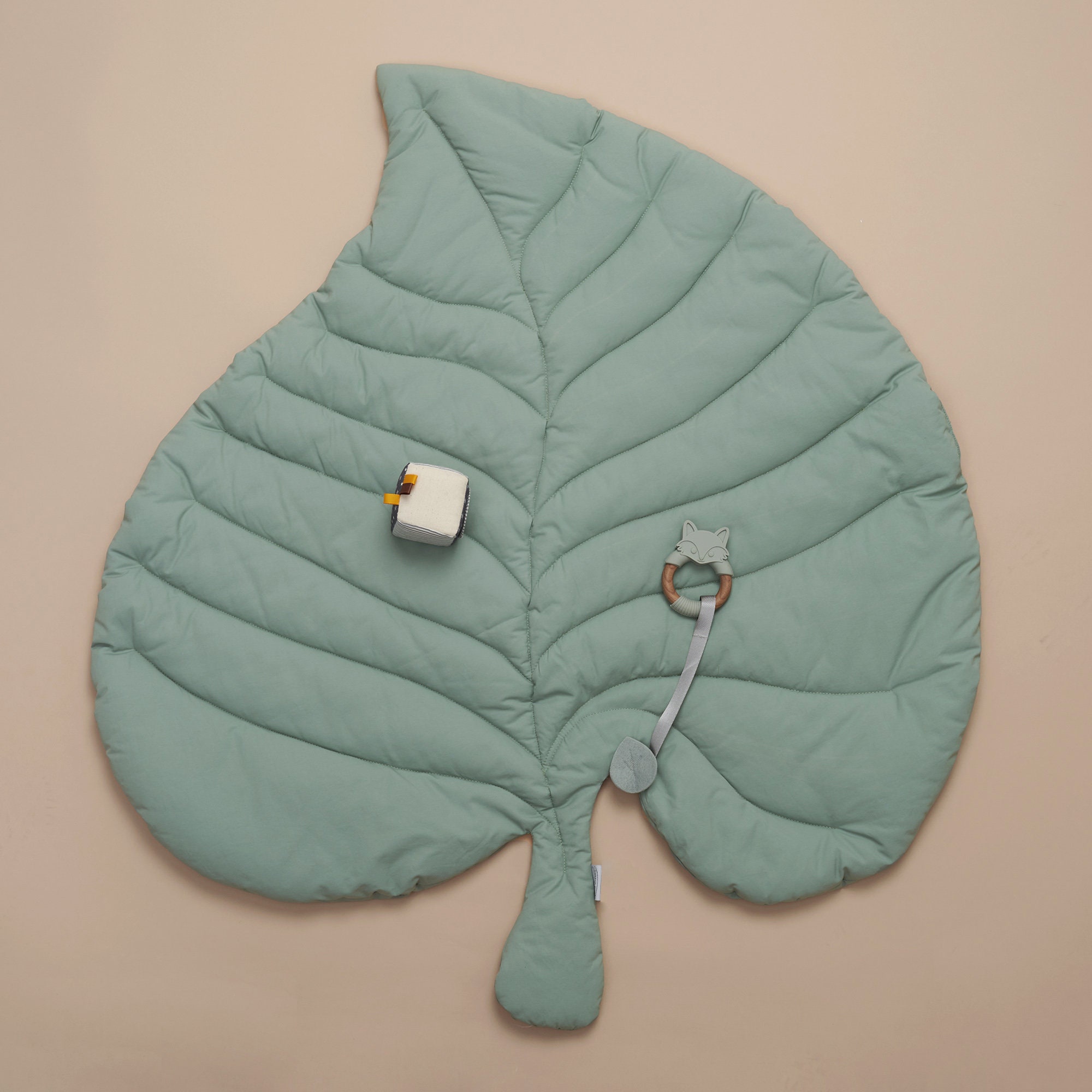 Leaf Baby Activity Playmat With Sensory Toys Large Baby Play Etsy